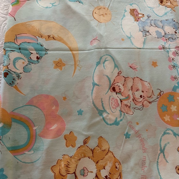 Vintage Care Bears Twin Sheet Set - Picture 2 of 2